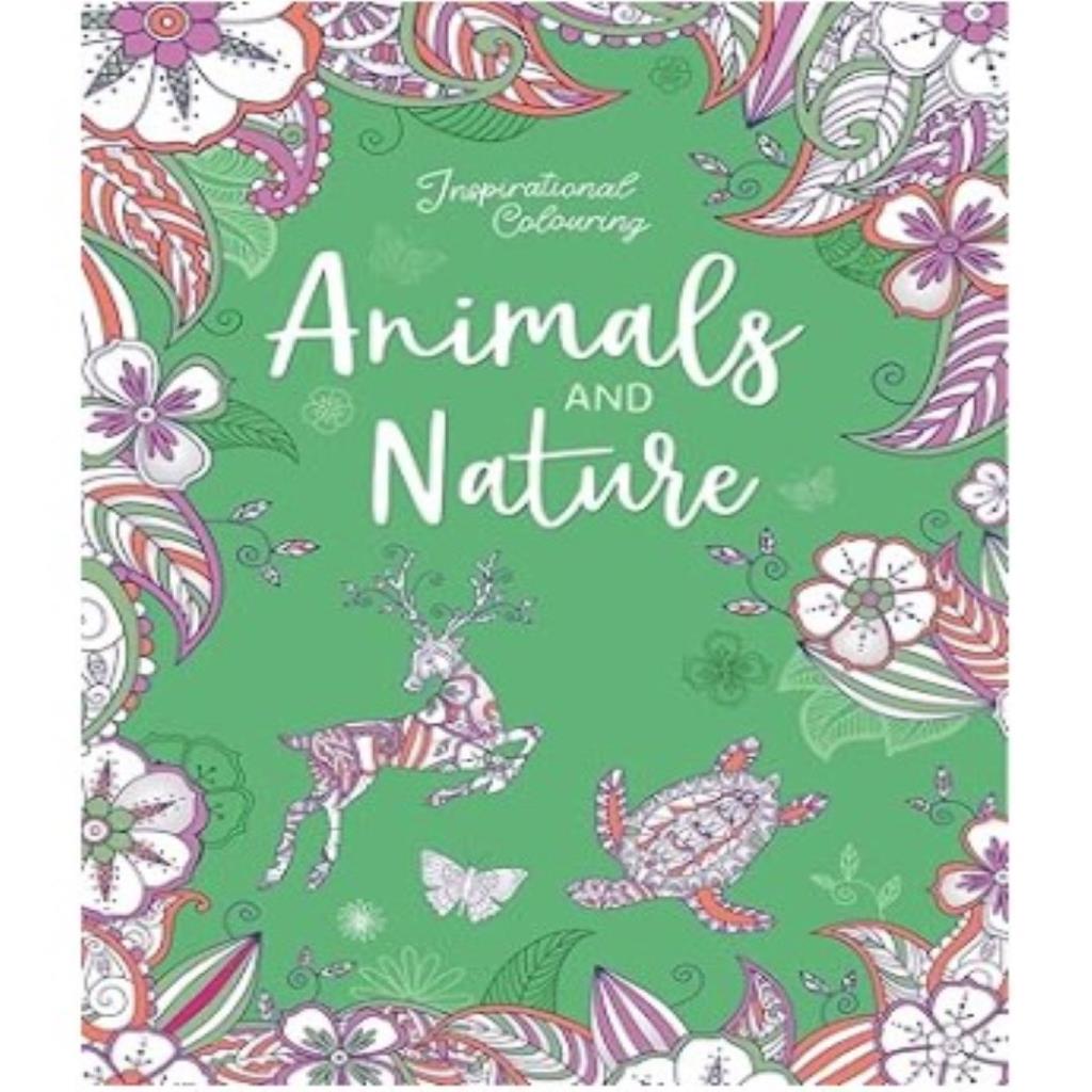 Animals and Nature Inspirational Colouring Book