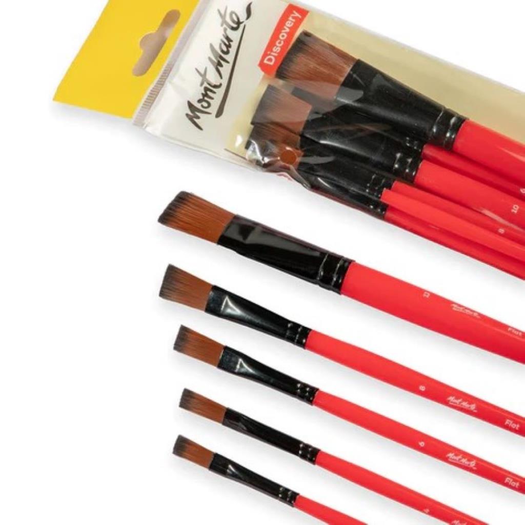 Mont Marte Discovery Assorted Brush Set 6pc