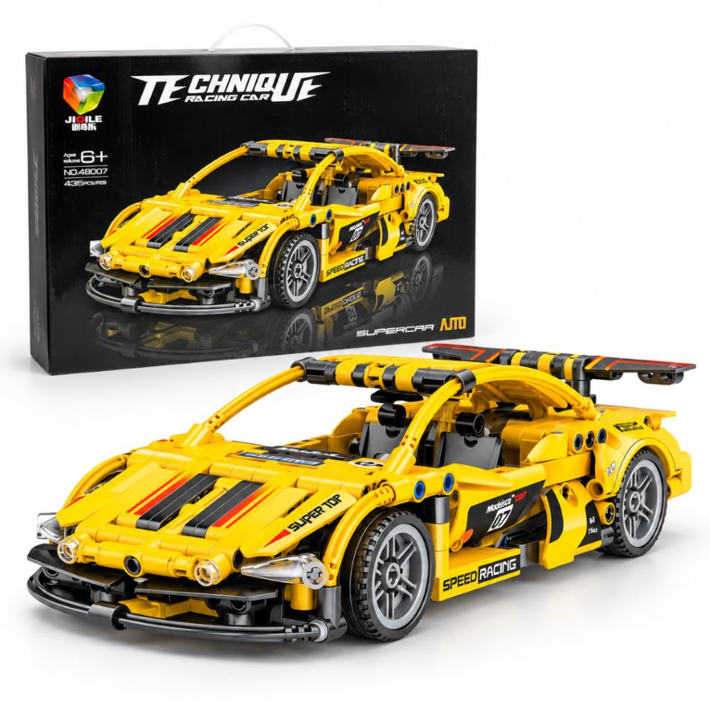 JIQILE Technique Racing Car Building Blocks