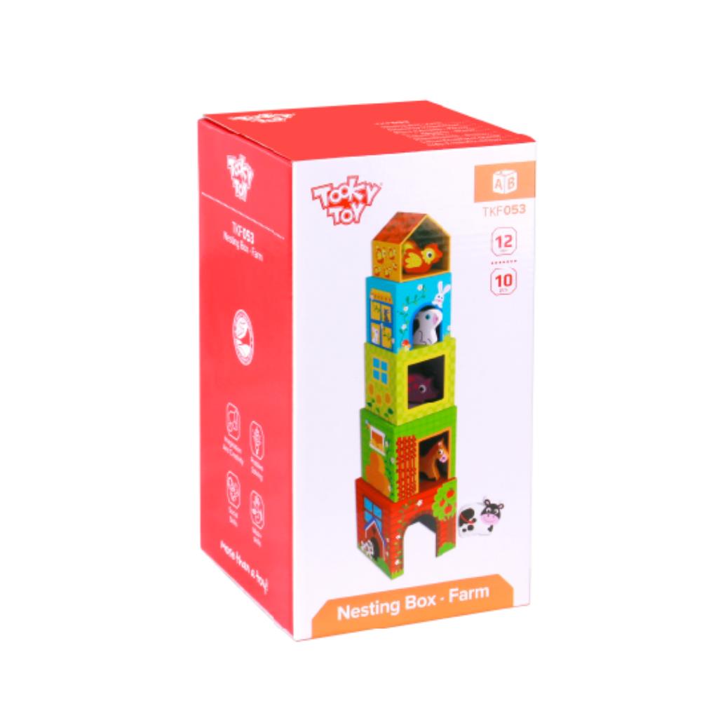 Tooky Toy Nesting Box - Farm