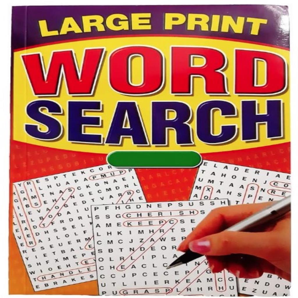 Large Print Word Search