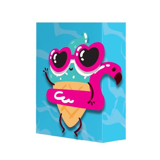 Summer Ice Cream Wrapping