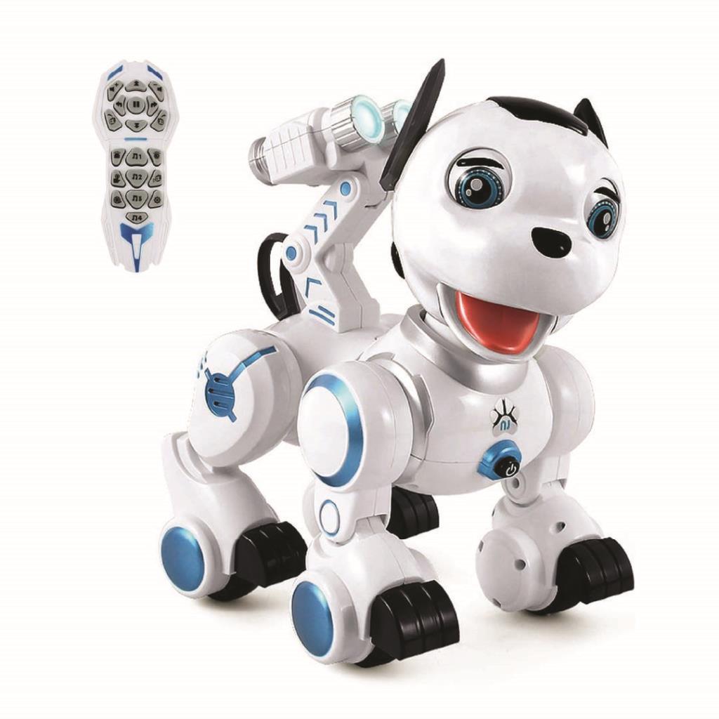 Interactive Smart Robot Dog with Remote Control & Light Effects
