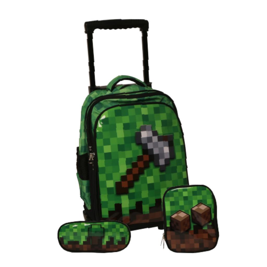 Minecraft Trolly Bag - 18 Inch	