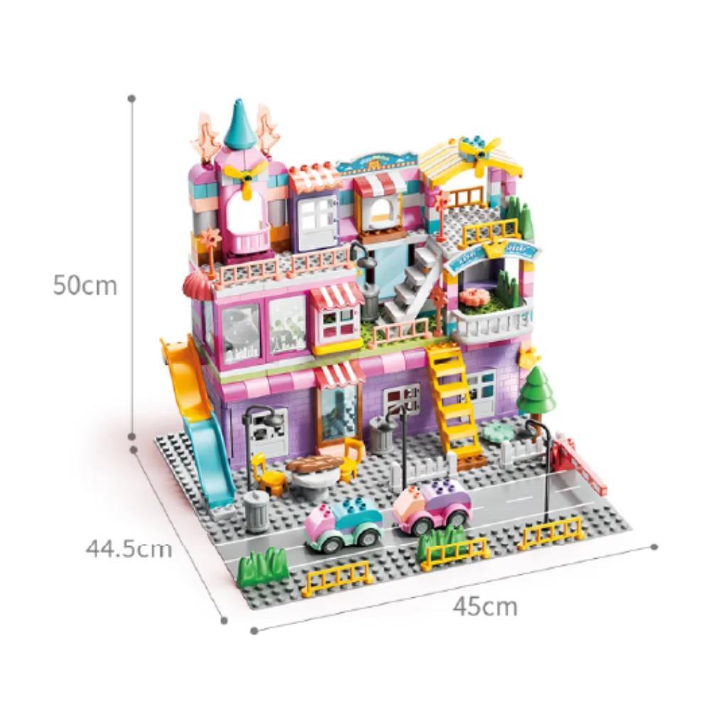 Big Building Blocks - Fit Girl Villa Building Blocks – 400 PCS