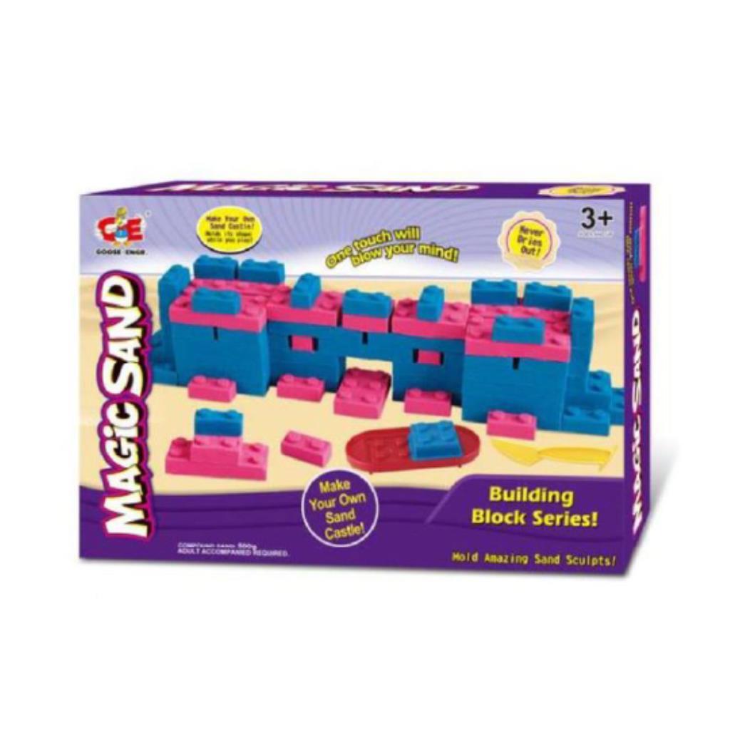Magic Sand Building Blocks Set – Creative Brick Molding Kit