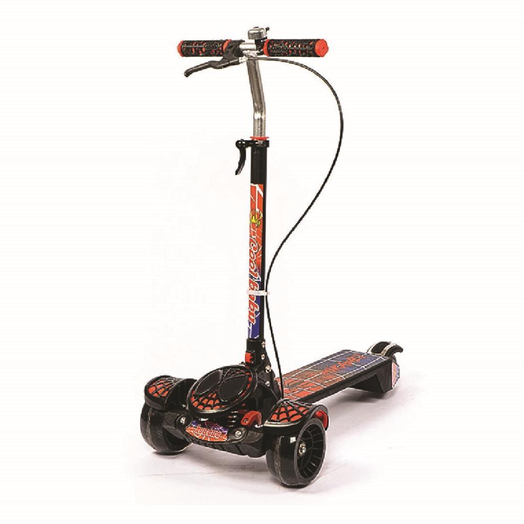 سكوتر أطفال ثلاثي العجلات بإضاءة LED