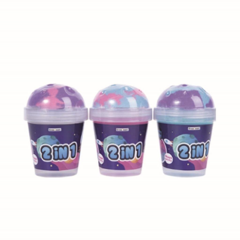 Galaxy Explore 2 in 1 slime and sand