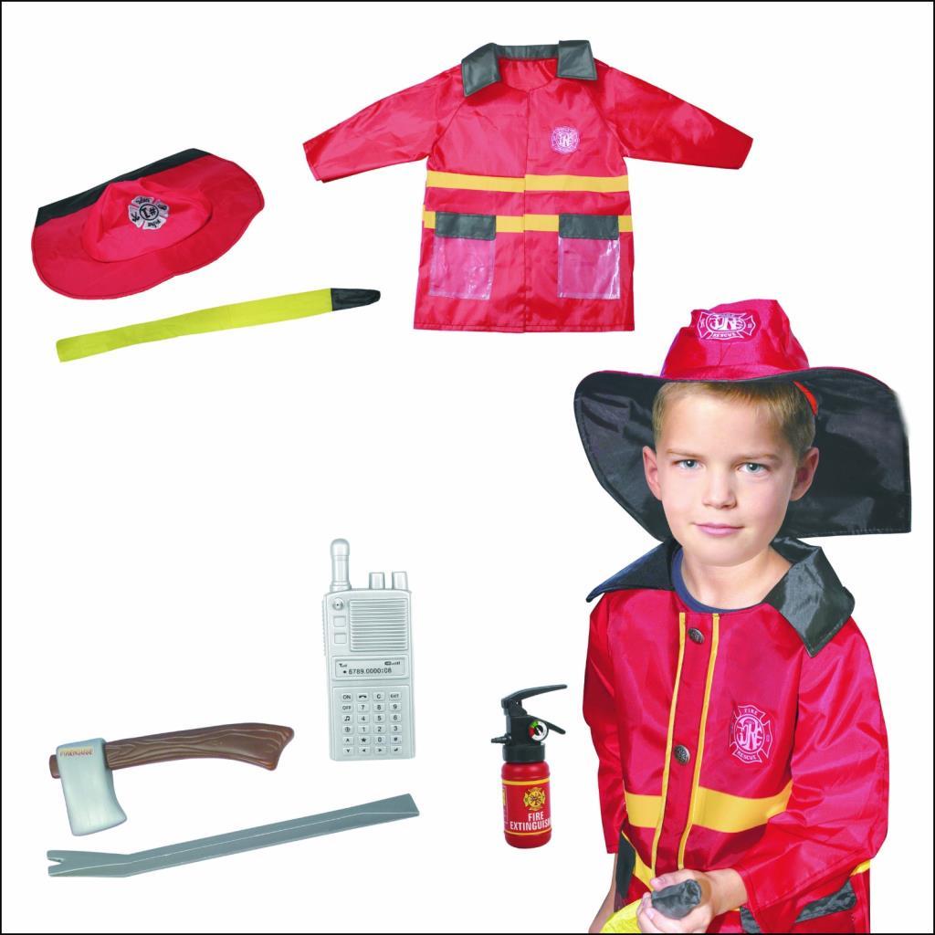 Firefighter Costume Set with Accessories