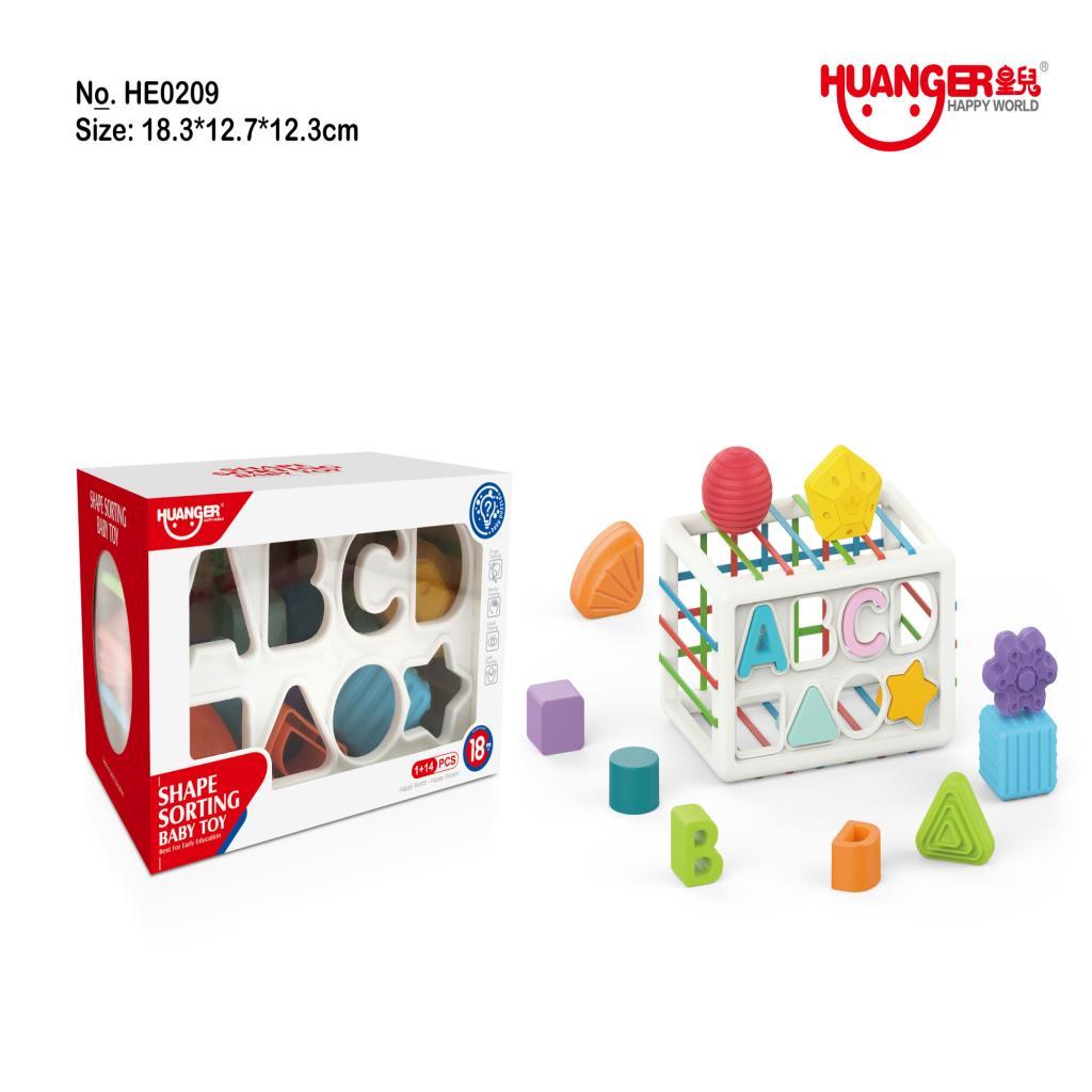 Puzzle Oblong Cecele With Blocks