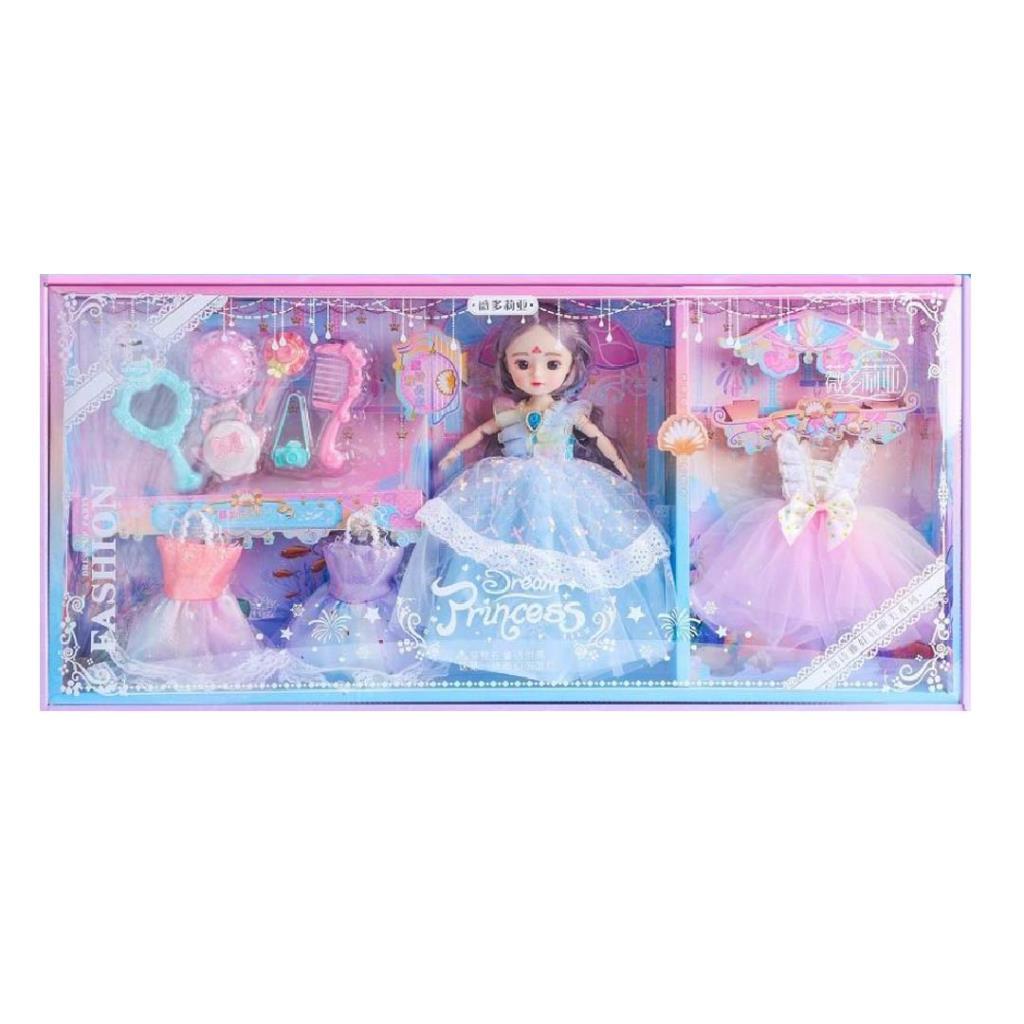Princess Doll Dress-Up Set with Accessories