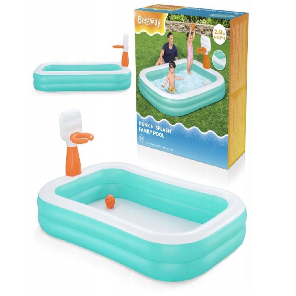 مسبح أطفال قابل للنفخ مع رشاش مياه