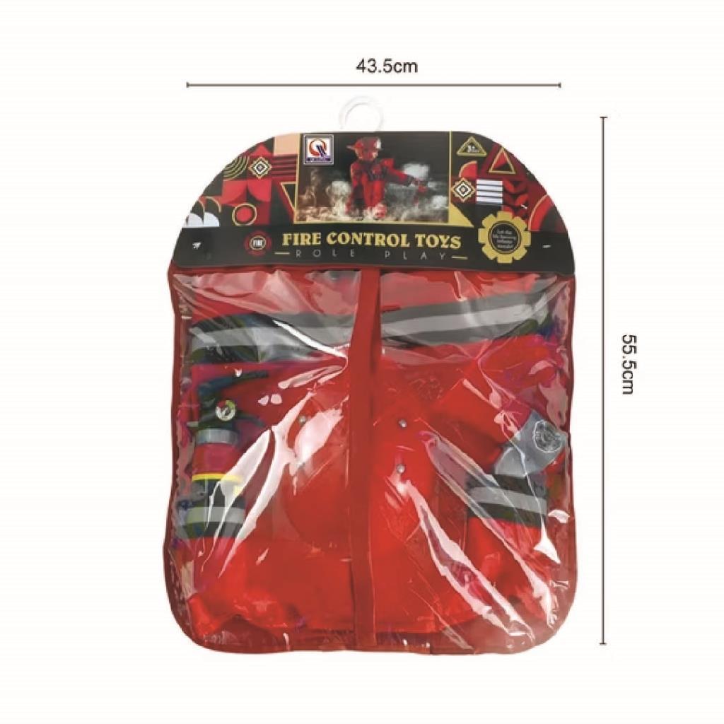 Firefighter Role Play Costume Set with Accessories