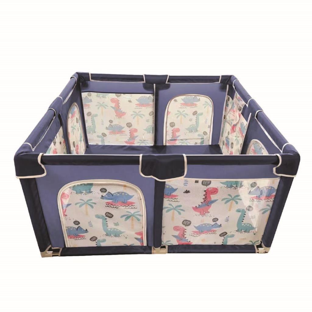Foldable Baby Playpen – Dinosaur Design