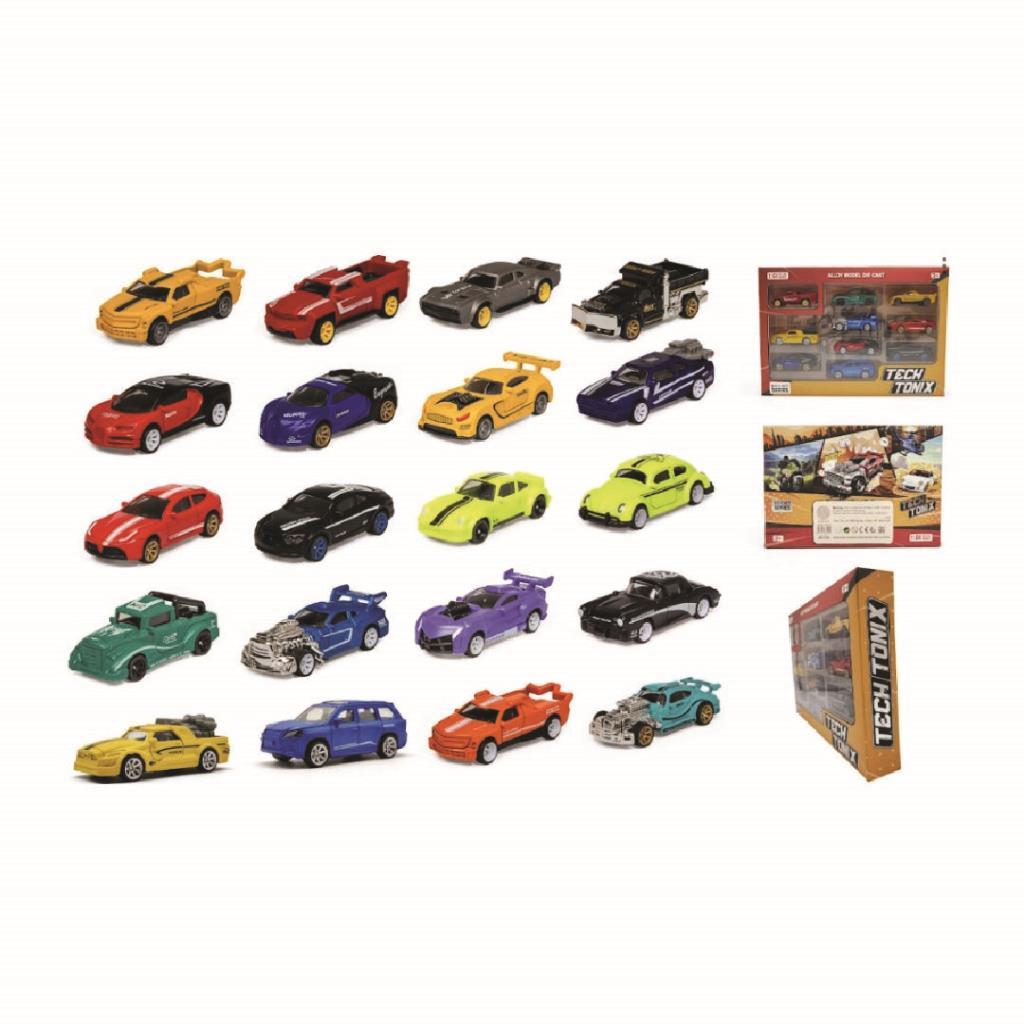 مجموعة سيارات معدنية صغيرة Tech TONYX