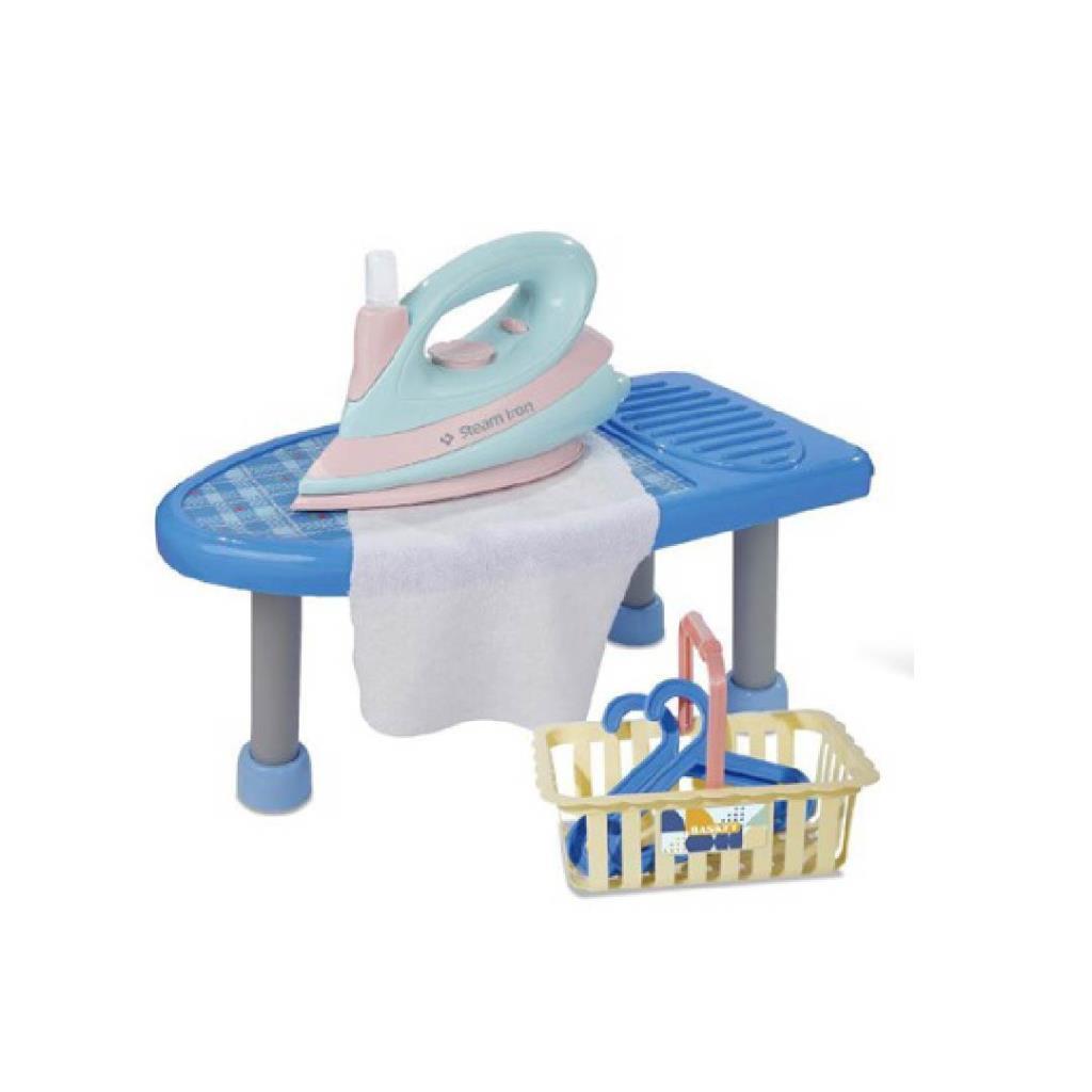 طقم مكواة كهربائية ألعاب للأطفال مع طاولة كي