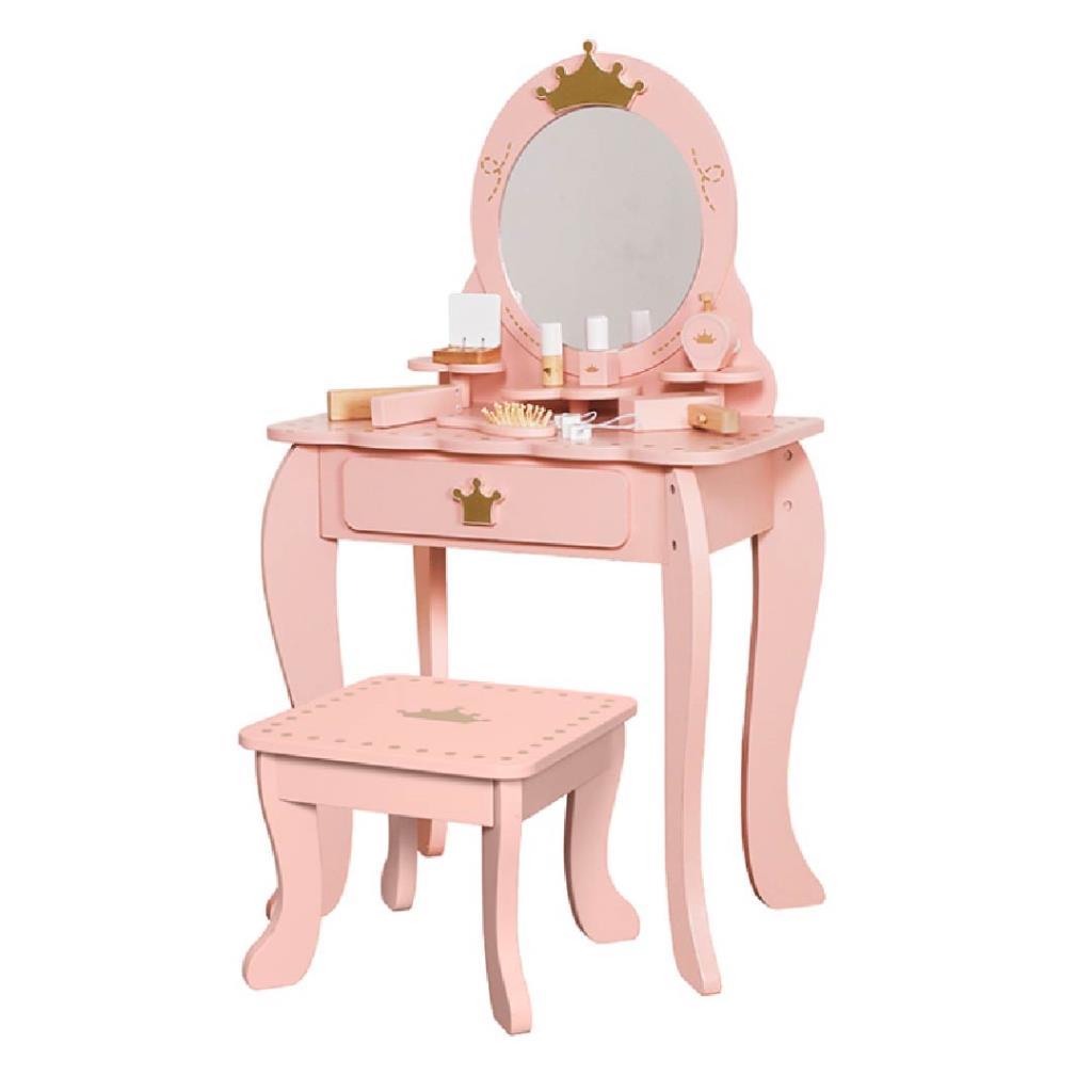 Princess Wooden Vanity Table for Kids
