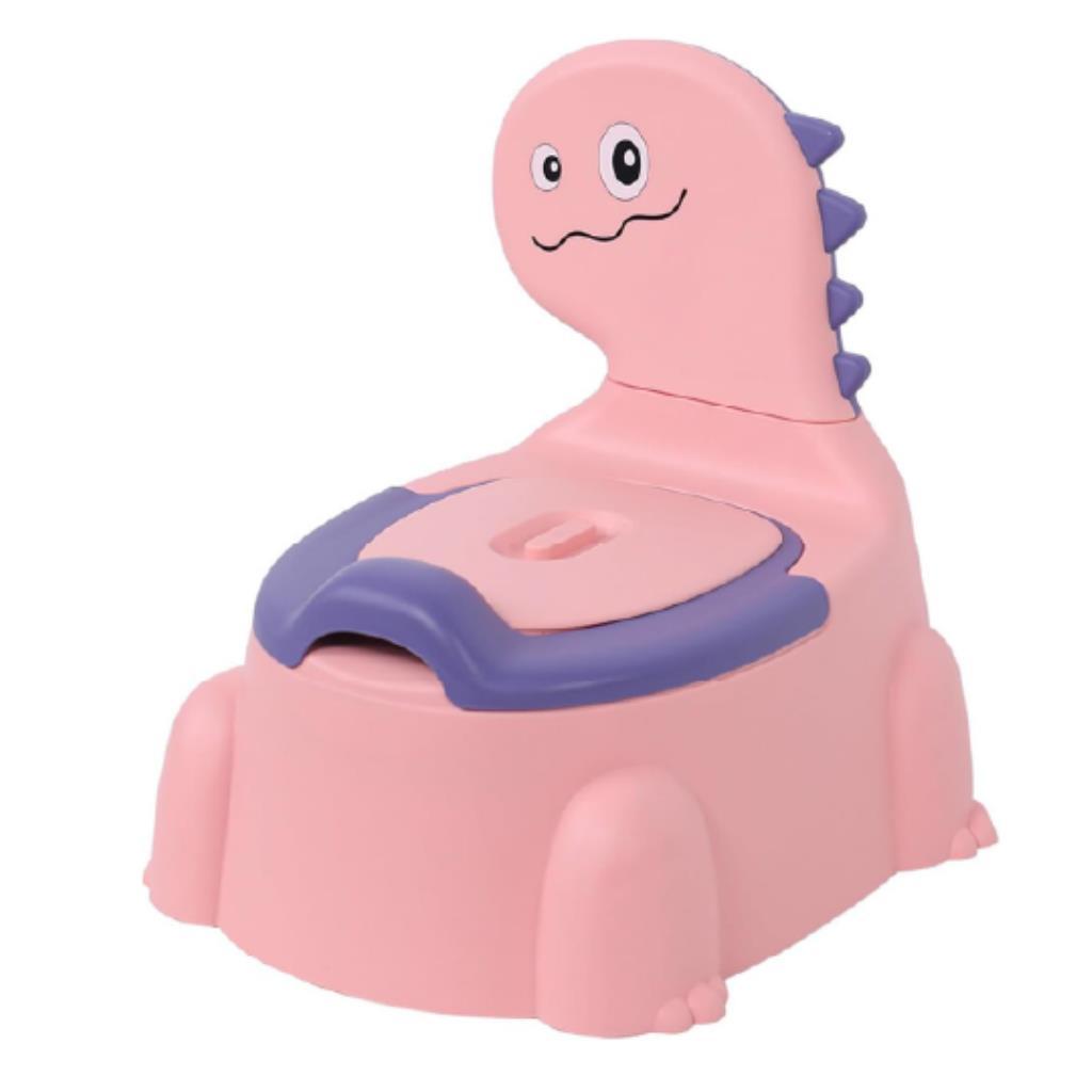 Baby Toilet - Pink Dino Potty Training Seat