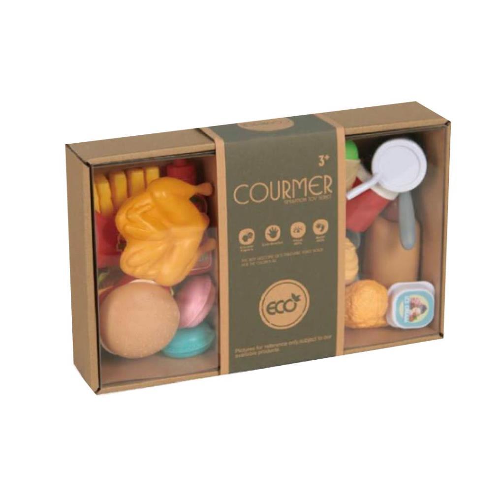 طقم وجبات سريعة للأطفال – 17 قطعة