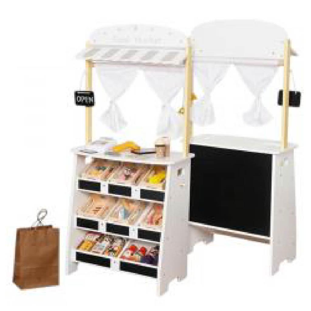 Wooden Kids Supermarket Play Set