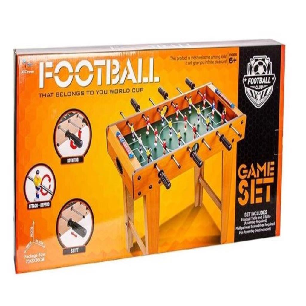 Wooden Foosball Table Game Set