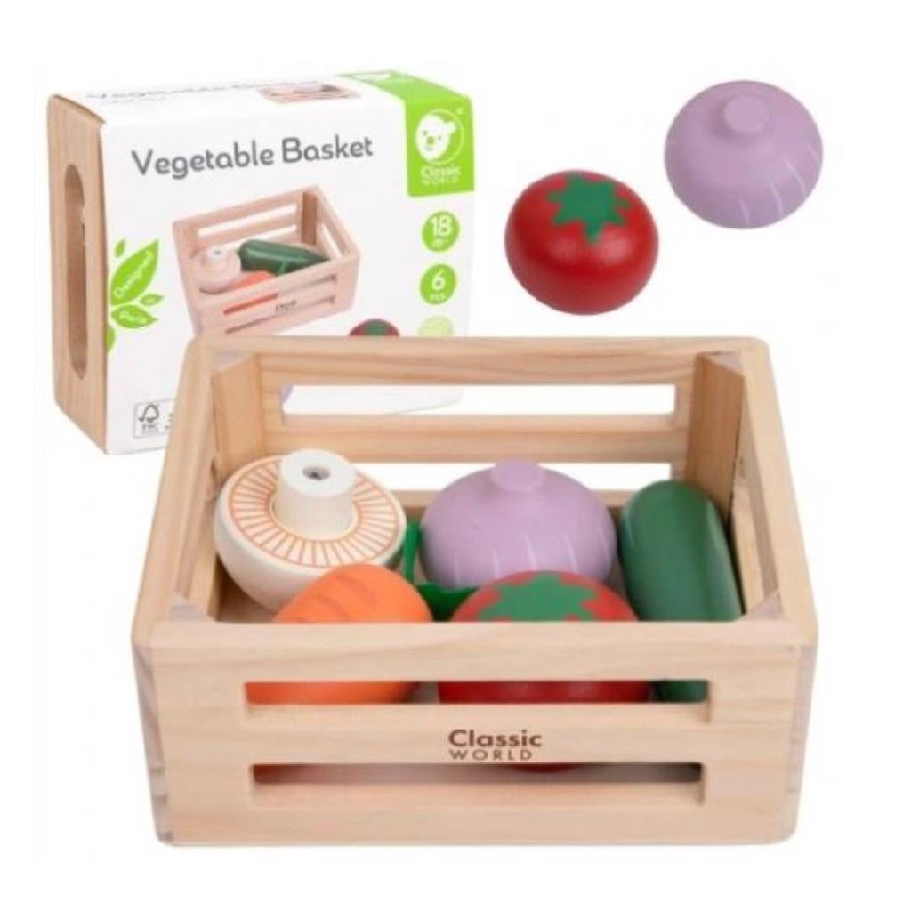 Wooden Vegetable Basket