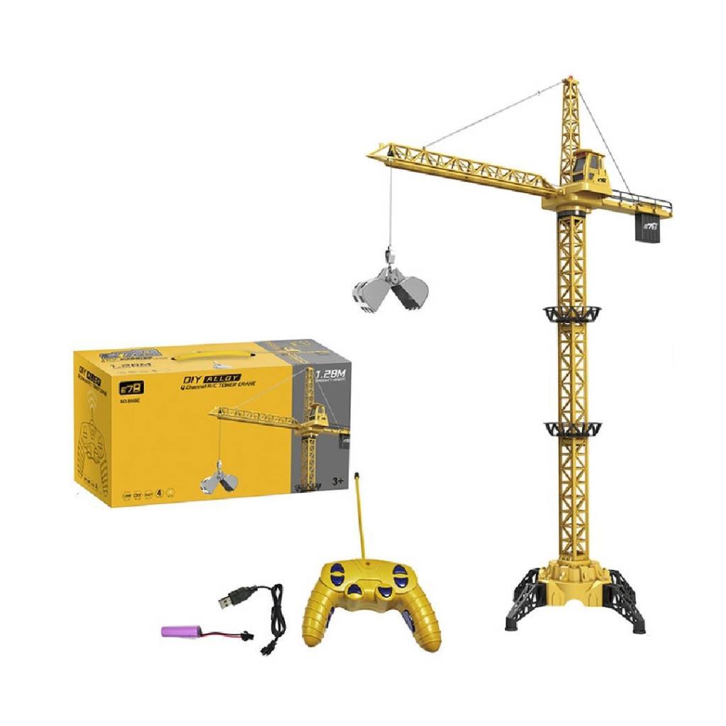 R/C Tower Crane – Remote Control Construction Crane (DIY Alloy)
