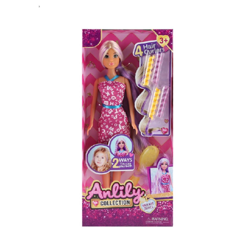 Mira Fashion Doll with Hair Curlers