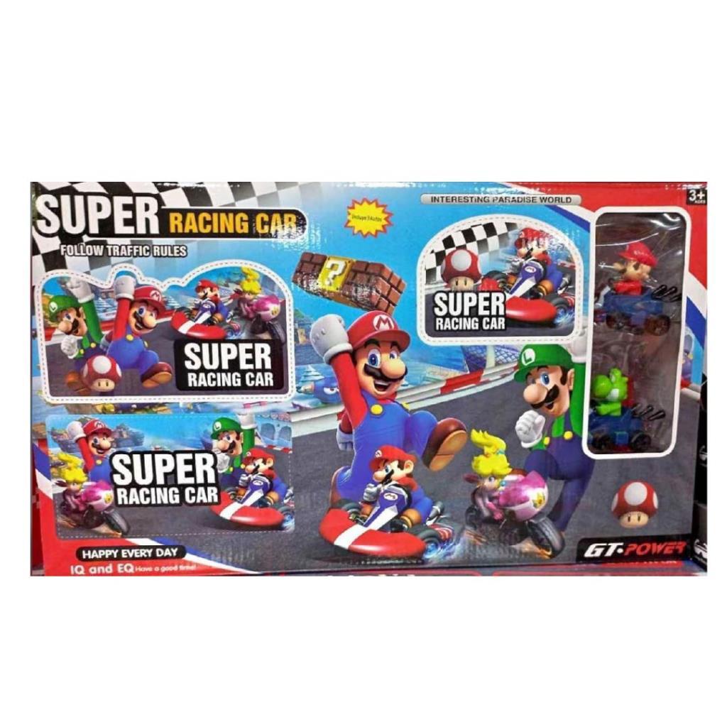 Super Racing Car Track Playset with Characters