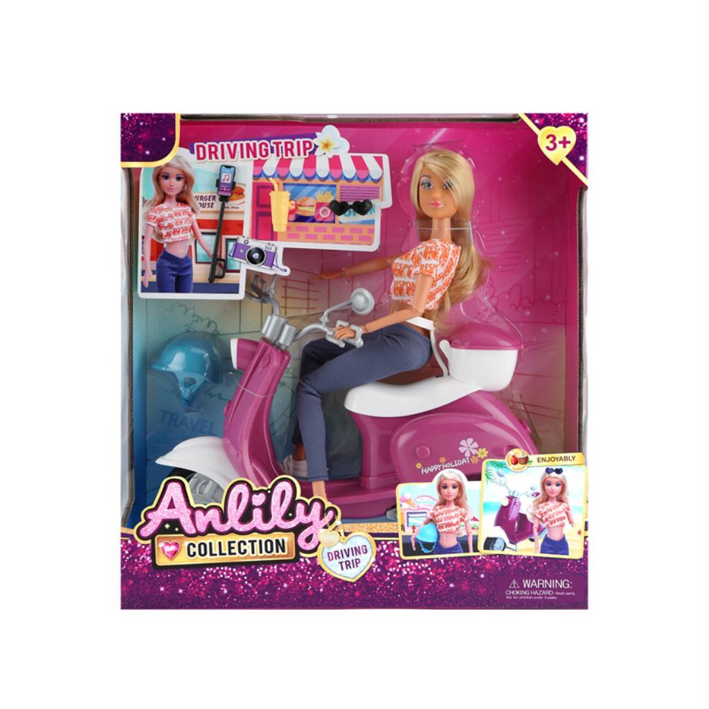 دمية أنليلي مع سكوتر – مجموعة الرحلة