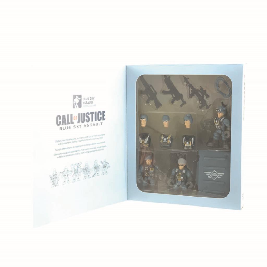 Call of Justice Blue Sky Assault Military Playset