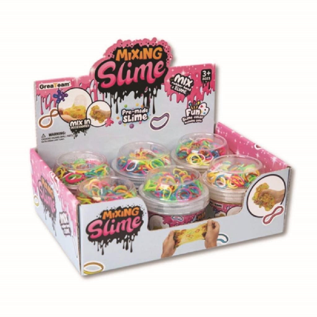 Mixing Slime Kit – Colorful Rubber Bands Slime Cups