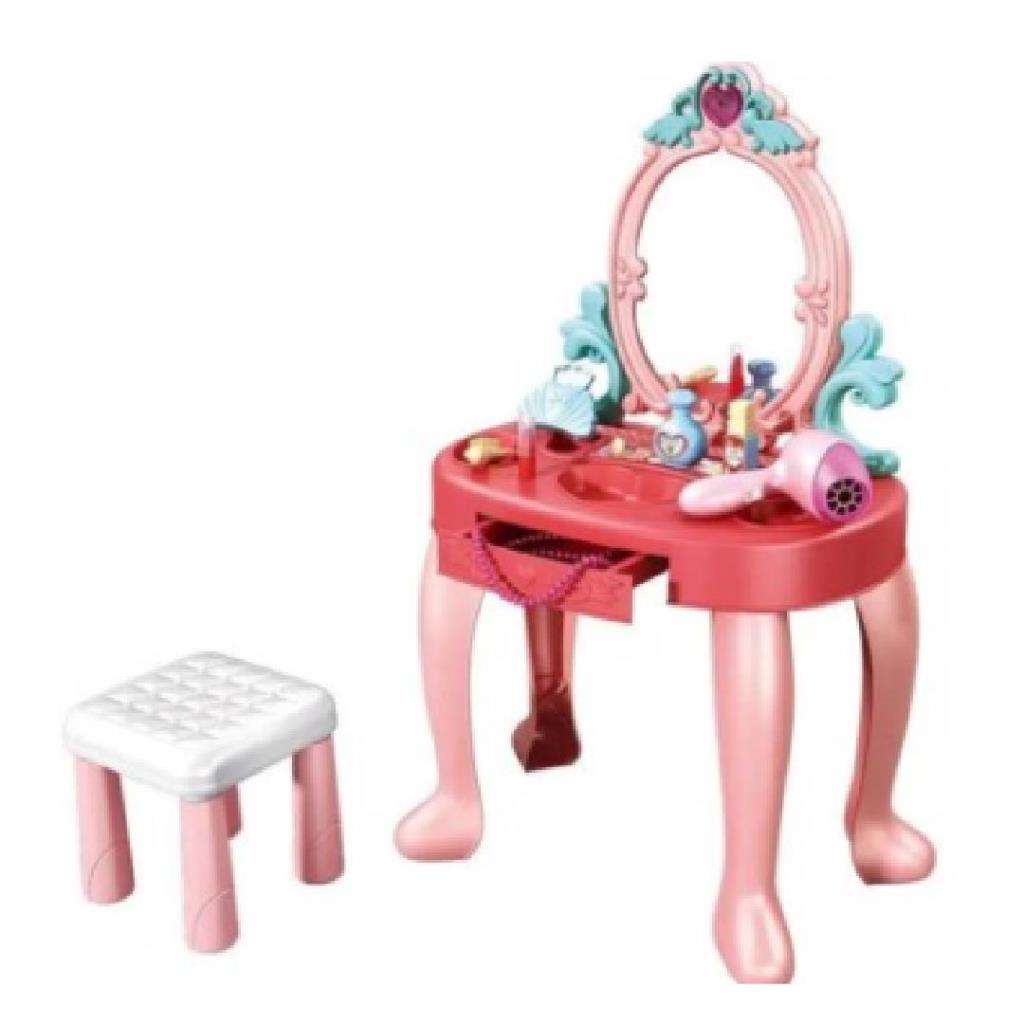 طاولة زينة أطفال مع مرآة وكرسي