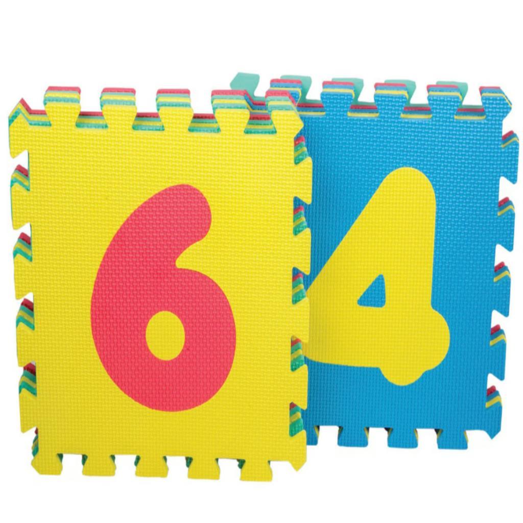  Educational Foam Number Play Mats (Set)