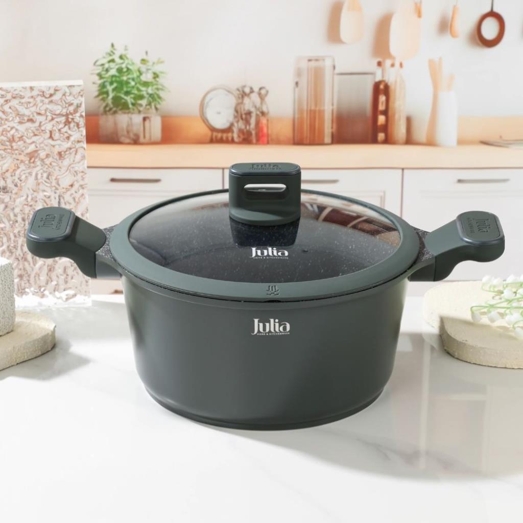 ELITE-PRO CASSEROLE WITH LID 32CM-GREEN