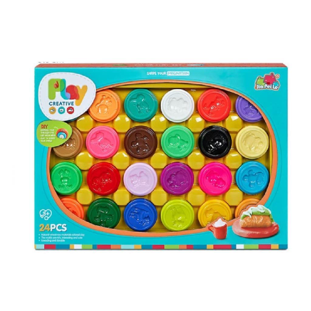 Creative Modeling Dough Set – 24 PCS