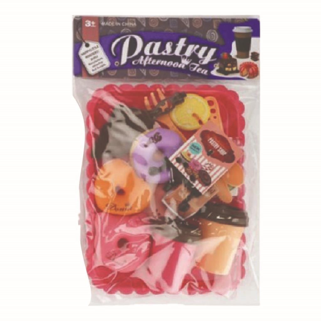 طقم صينية حلويات وألعاب شاي للأطفال