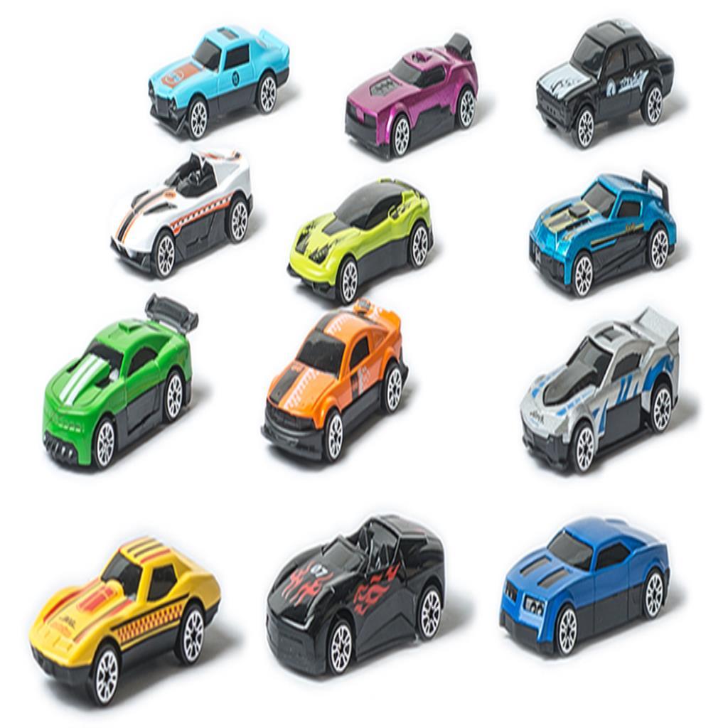 CarsDie-Cast Mini Racing Cars Set – 12 Pieces
