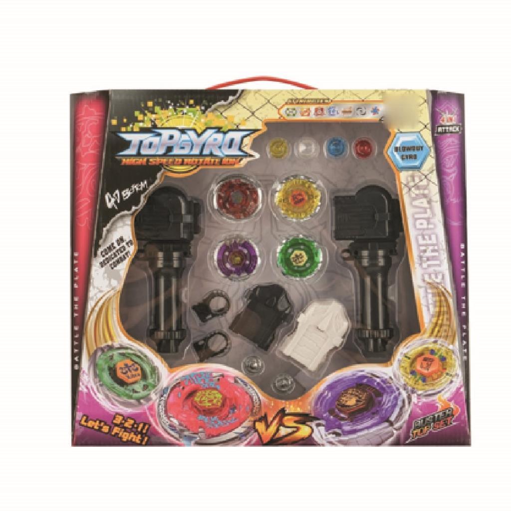 Top Gyro Battle Set – Spinning Tops Arena Kit