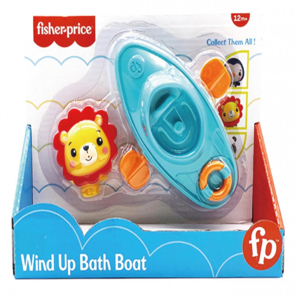 Wind up boat with figure ainmal-Lion