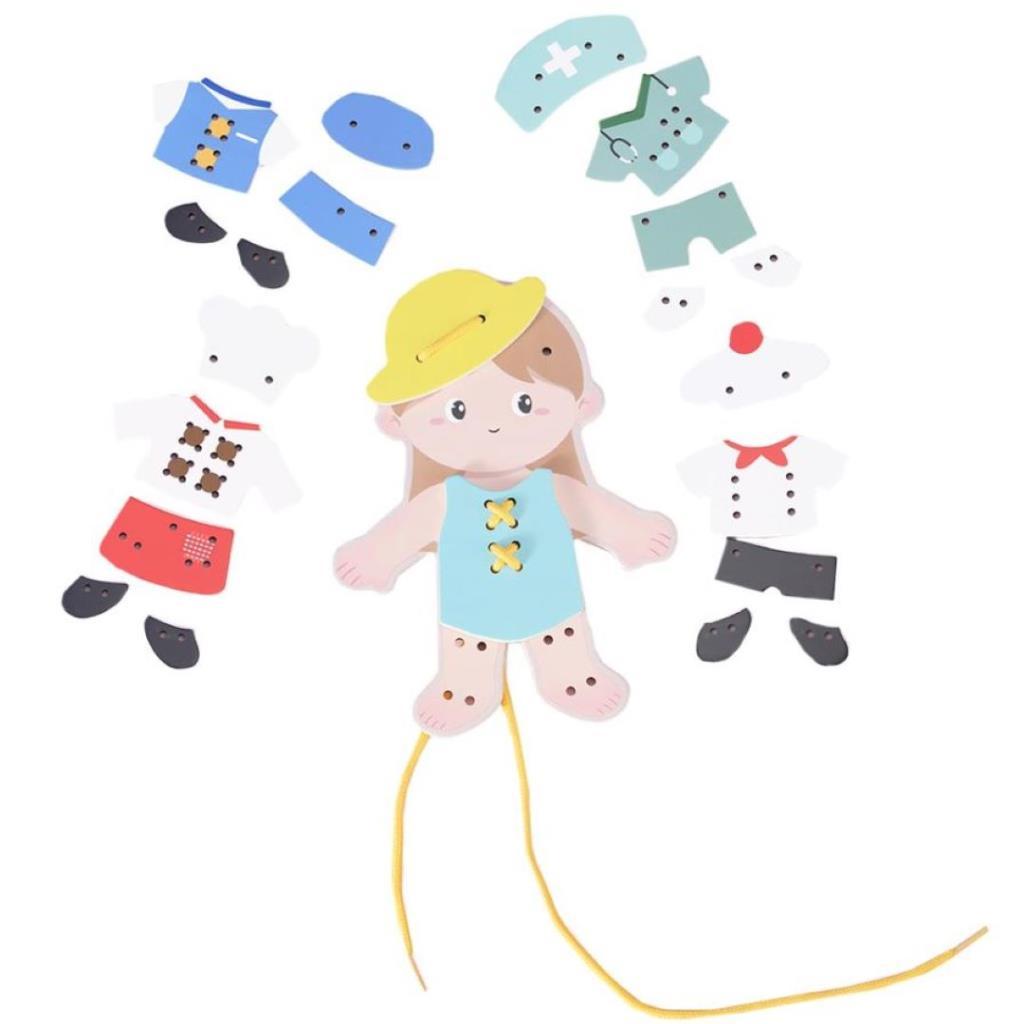  Educational Sewing & Dress-Up Doll – Multi-Profession Kit