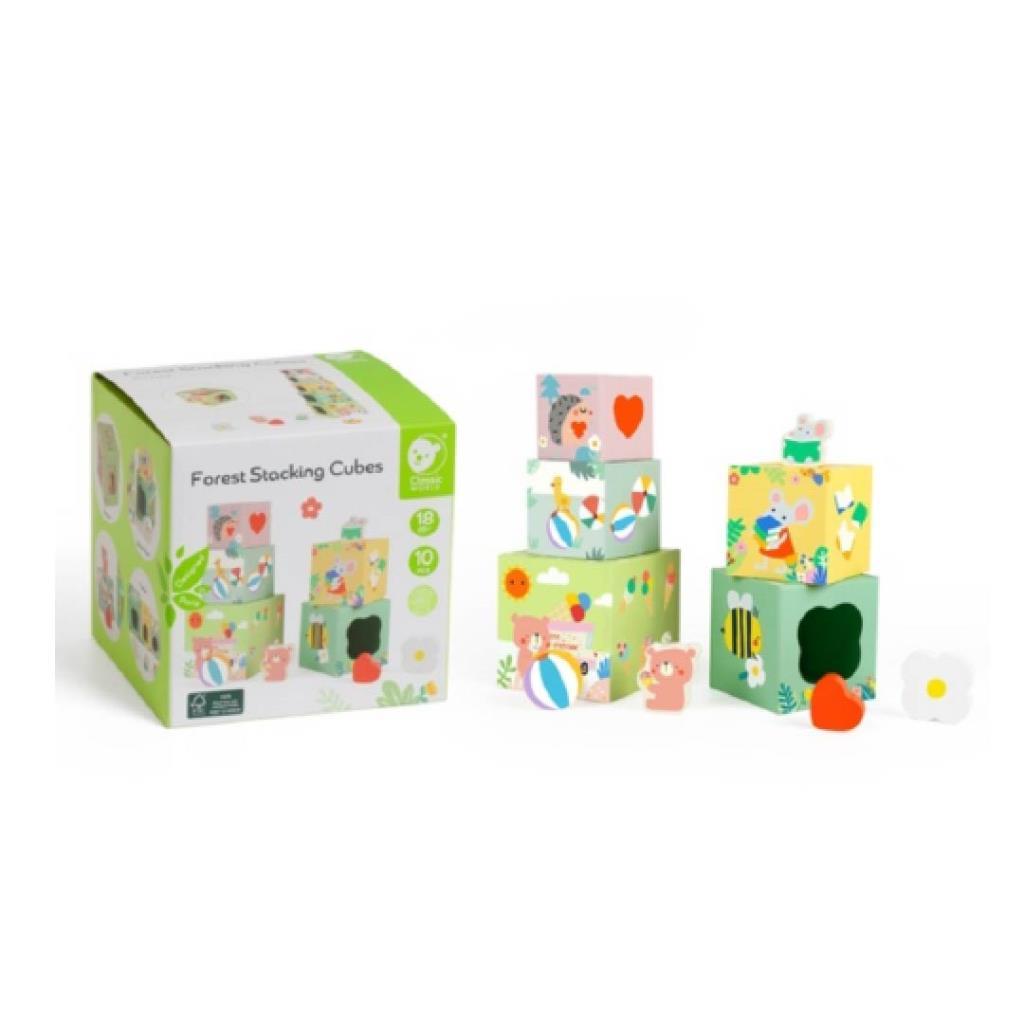 Classic World - Forest Stacking Cubes