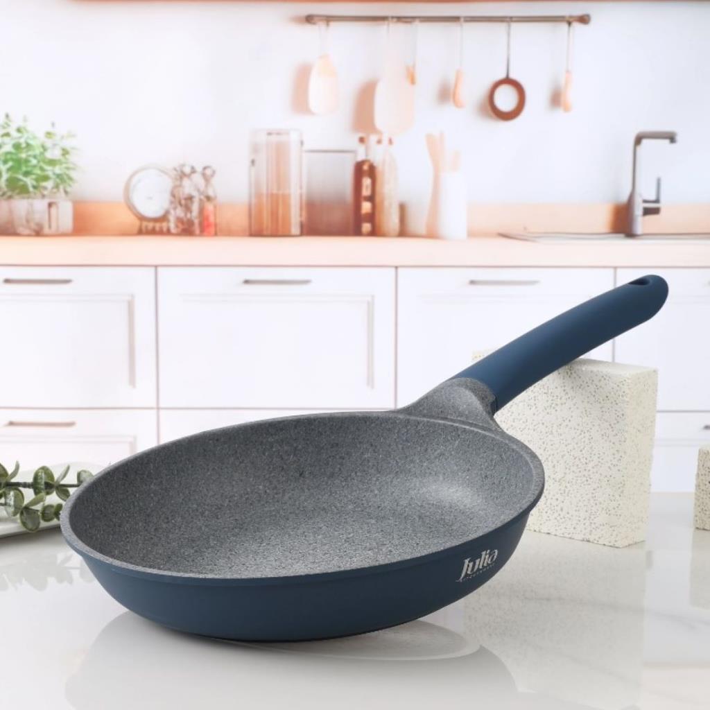 مقلاة إيليت-يوني بدون غطاء 28 سم - أزرق