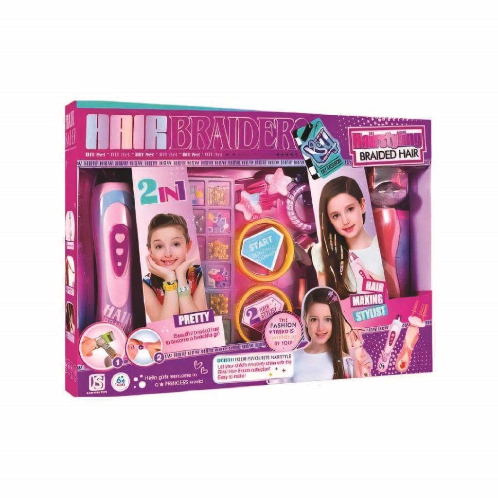 2-in-1 Hair Braider & Styling Kit for Kids