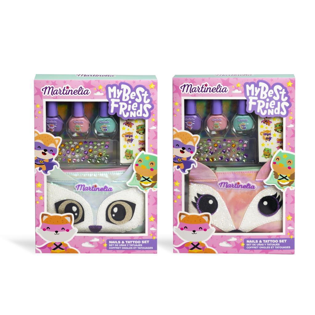 Martinelia My Best Friends Nails & Tattoo Beauty Set with Pouch