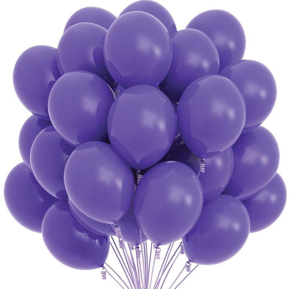 Purple Ballons 50 Pcs