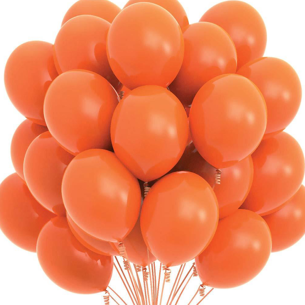 Orange Ballons 50 Pcs