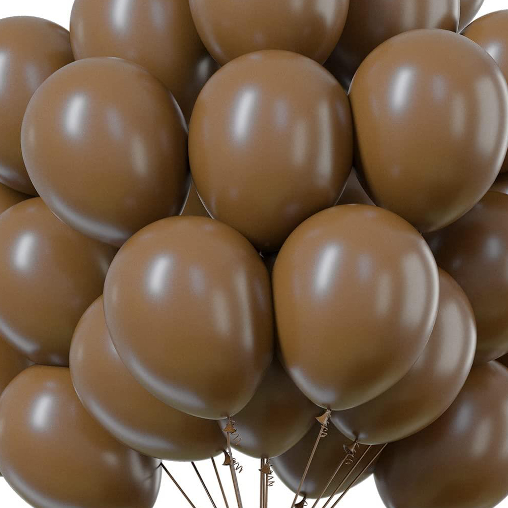 Dark Brown Ballons 50 Pcs