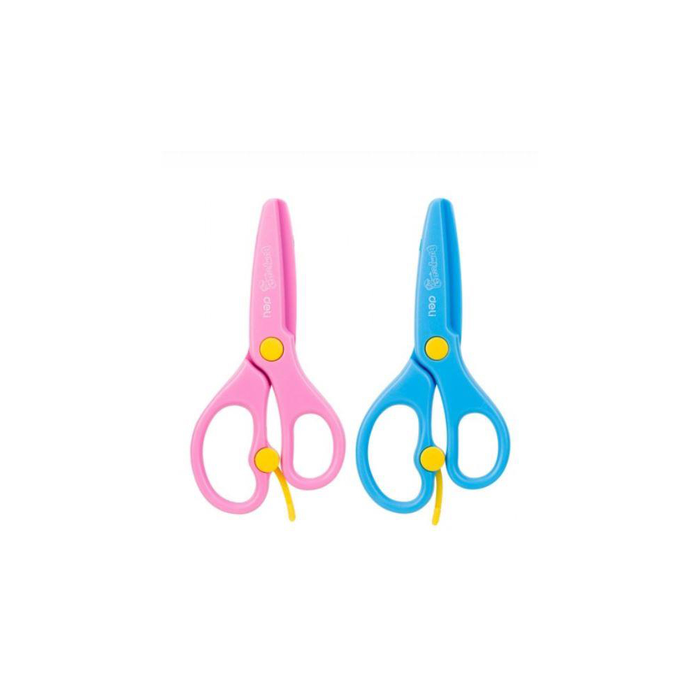 Deli Safe Plastic Scissors 130mm