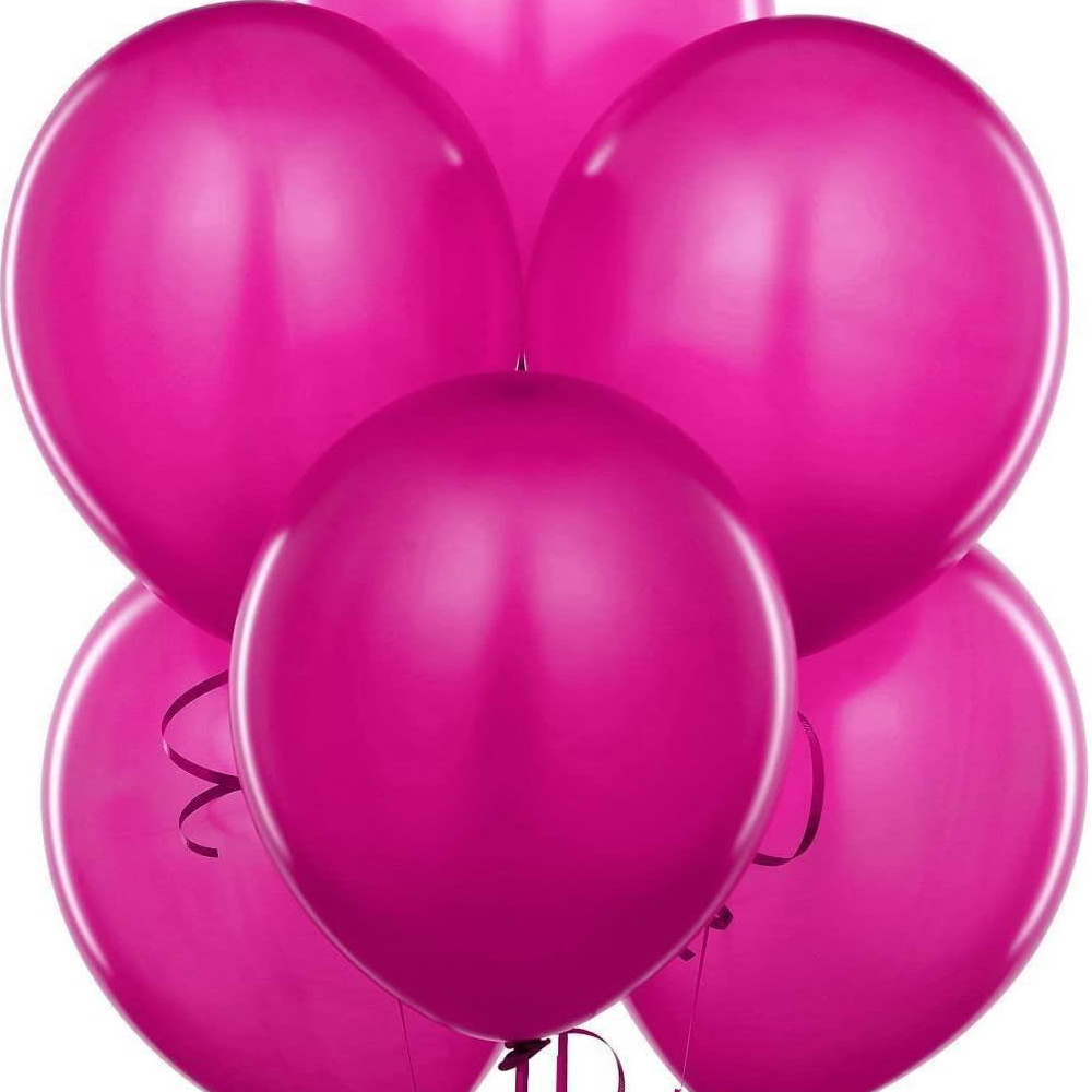Fuchsia Ballons 50 Pcs